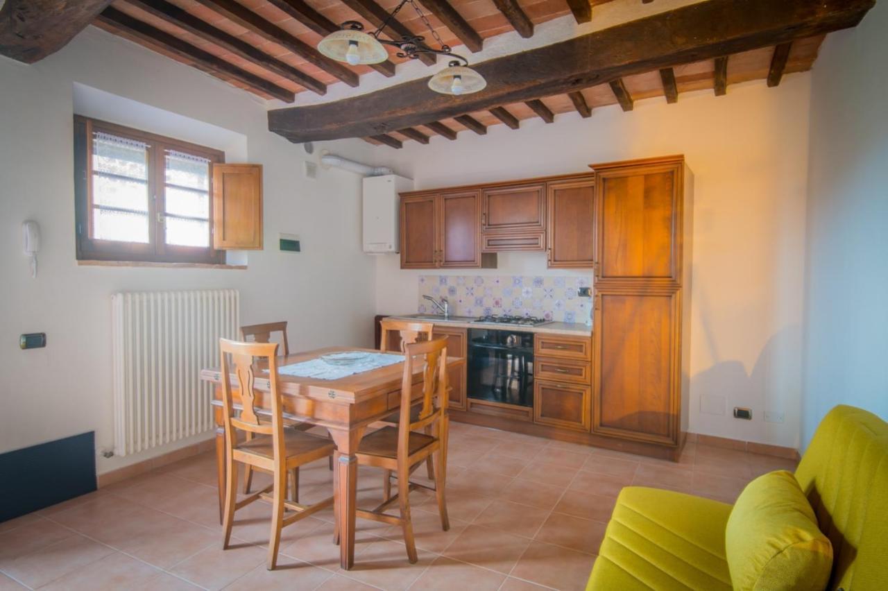 Ulivo-Chianti Charming Flat With Private Parking! Leilighet Asciano Eksteriør bilde