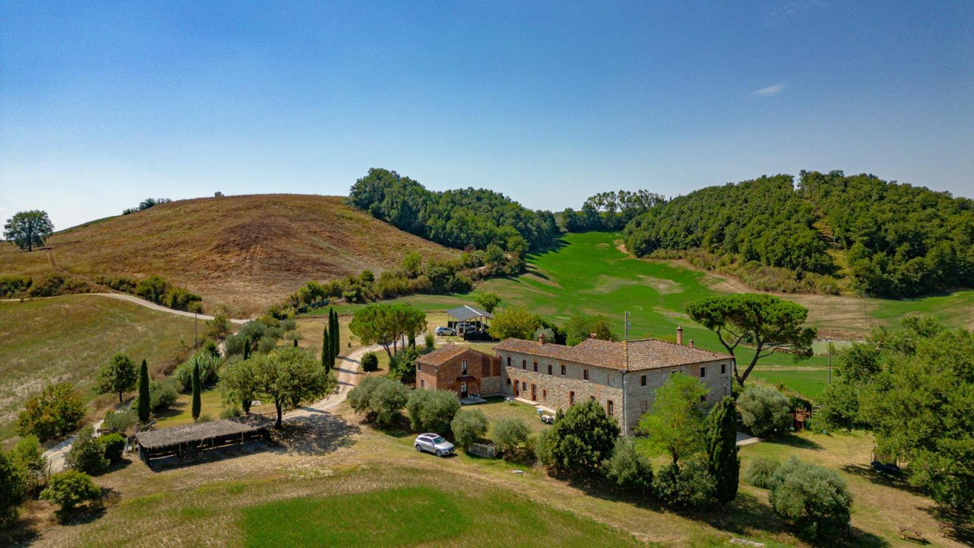 Ulivo-Chianti Charming Flat With Private Parking! Leilighet Asciano Eksteriør bilde