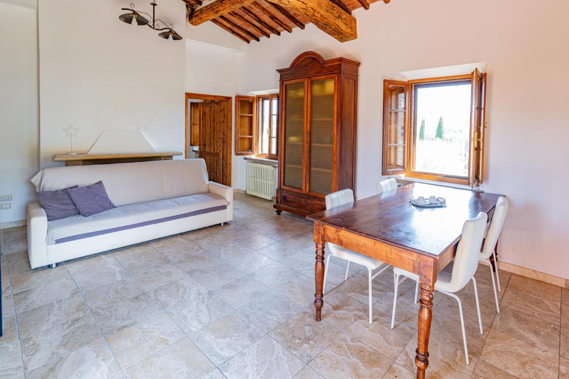 Ulivo-Chianti Charming Flat With Private Parking! Leilighet Asciano Eksteriør bilde