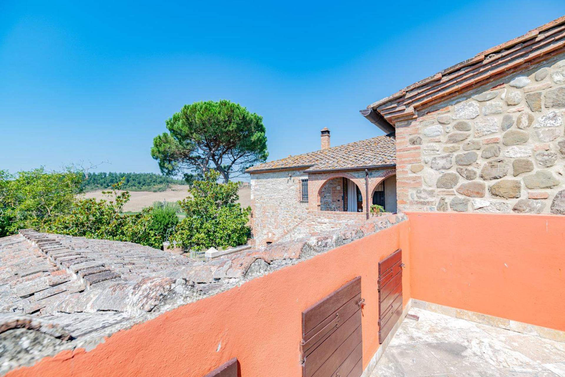 Ulivo-Chianti Charming Flat With Private Parking! Leilighet Asciano Eksteriør bilde