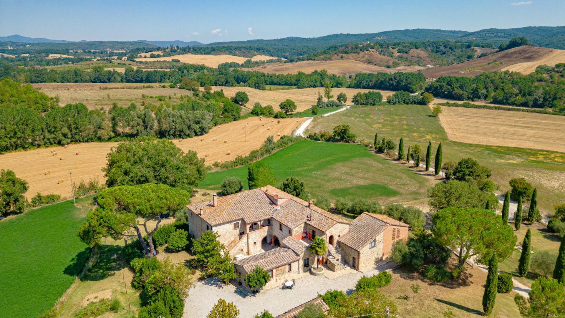 Ulivo-Chianti Charming Flat With Private Parking! Leilighet Asciano Eksteriør bilde