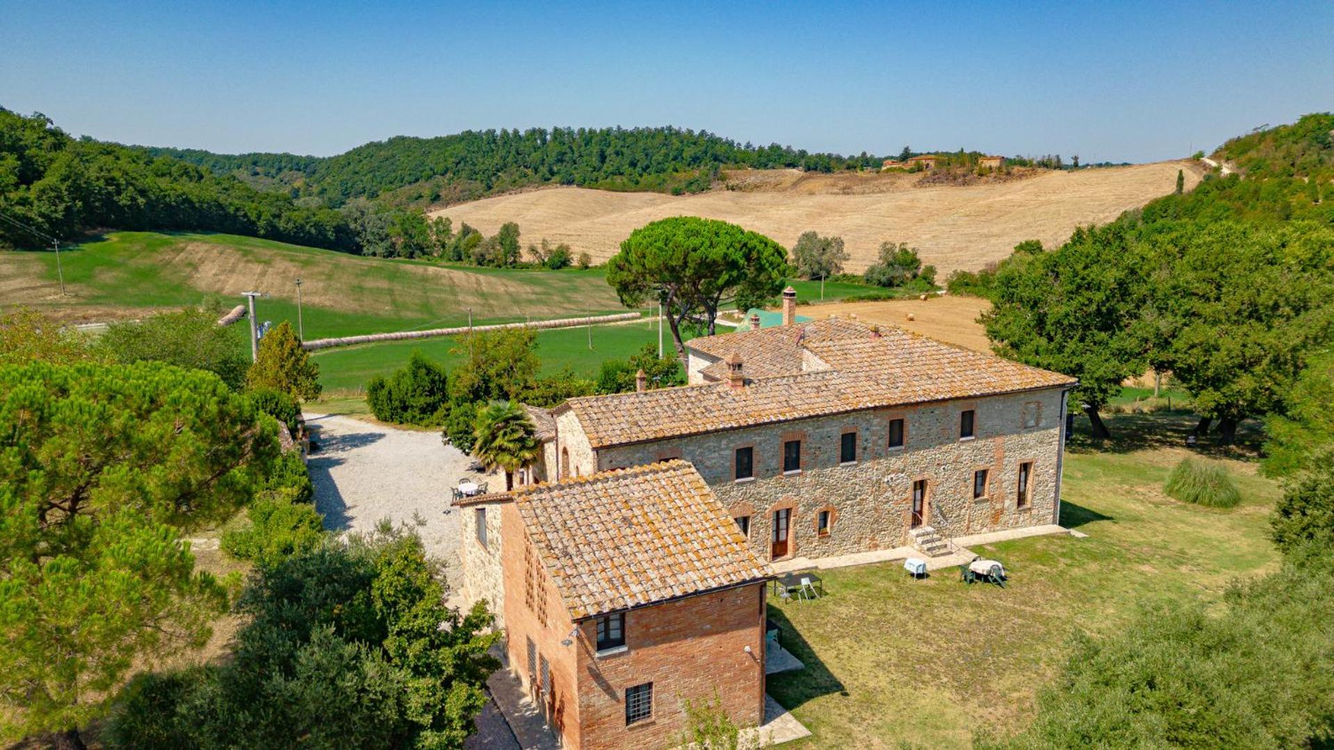 Ulivo-Chianti Charming Flat With Private Parking! Leilighet Asciano Eksteriør bilde